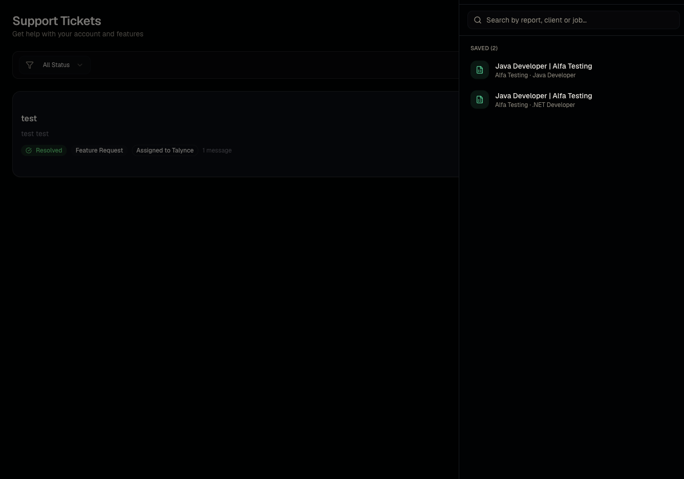 Shortcuts screenshot